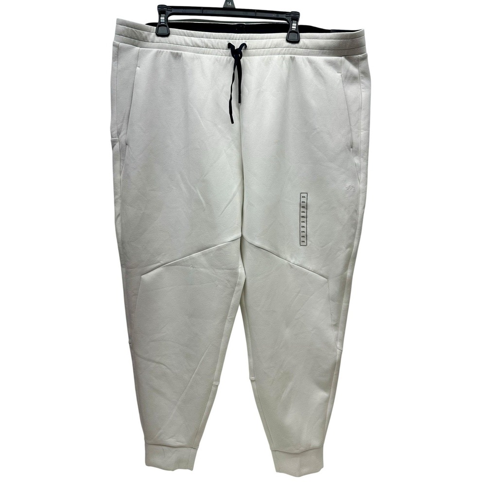 DSG Mens White‎ Sport Fleece Jogger Size XXLarge